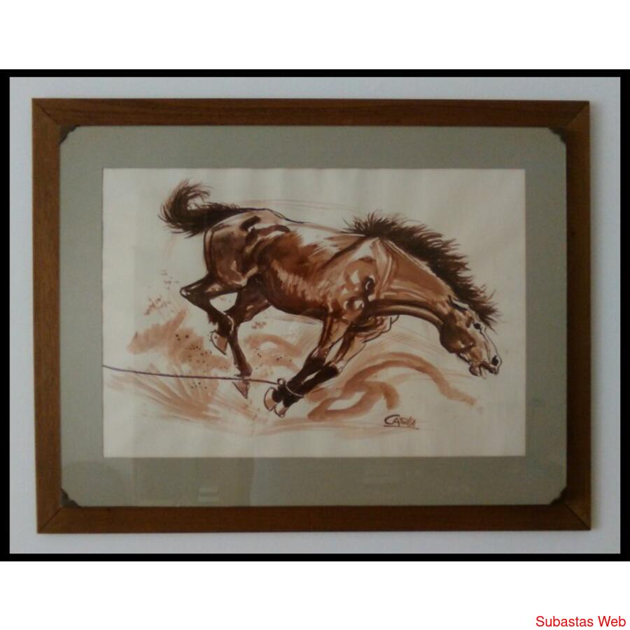 CUADRO ORIGINAL DE CARLOS CASALLA PADRE DEL CABO SAVINO $$$$